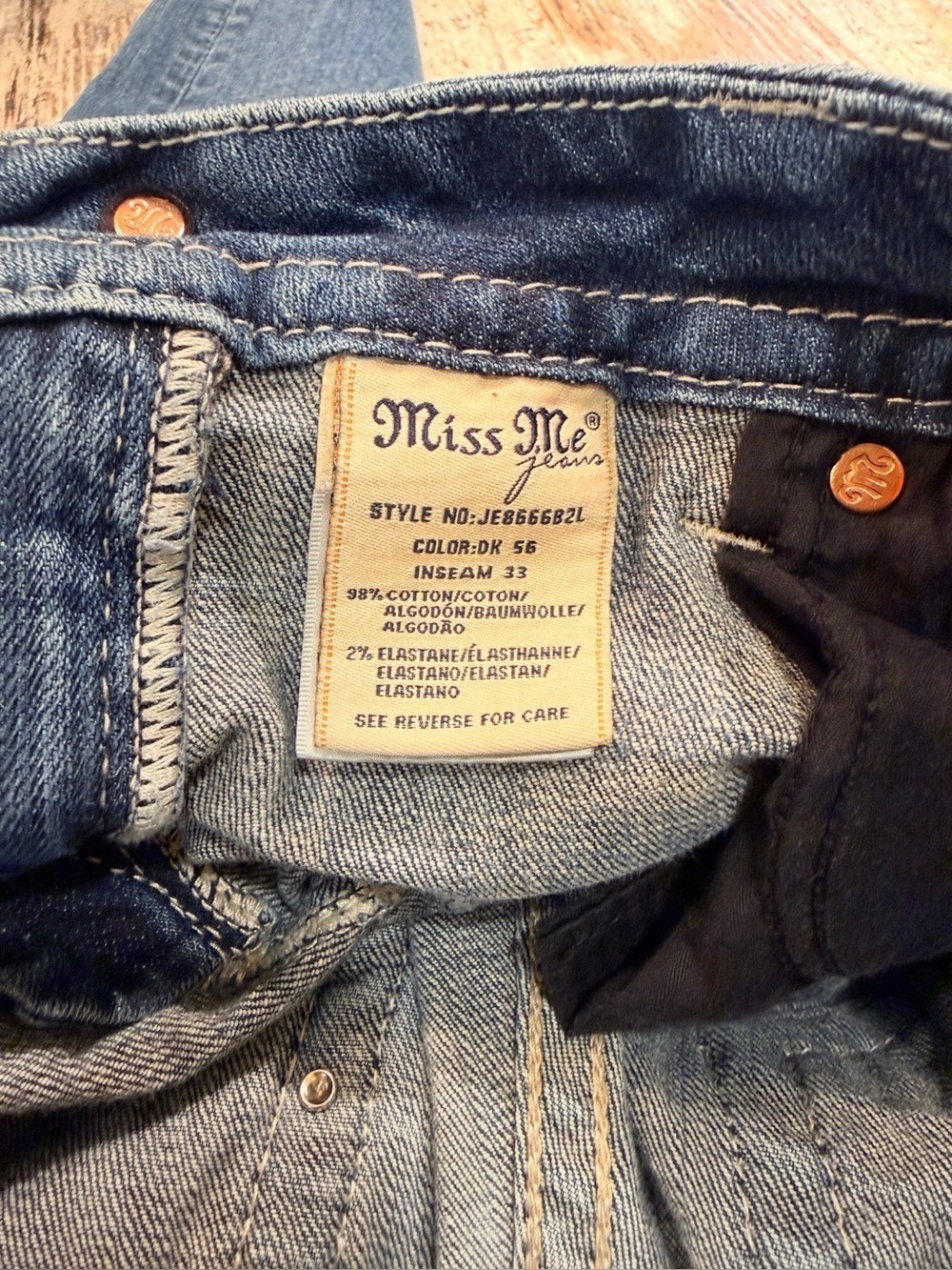 Miss Me Jeans Women's Bootcut Size 30 USA - Picture 13 of 15